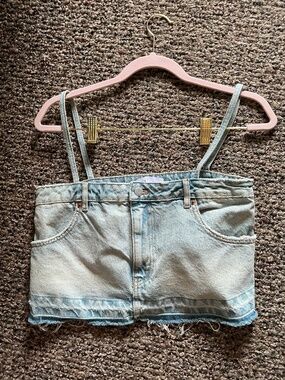 Zara denim top